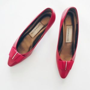 COPY - Vintage Red & Golden Naturalizer Pumps